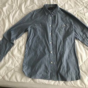 Wallin & Bros. Mens Denim Dress Shirt XL